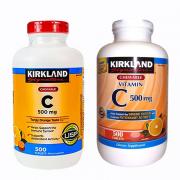 Viên uống bổ sung vitamin C 500mg Kirkland 500 viên của Mỹ