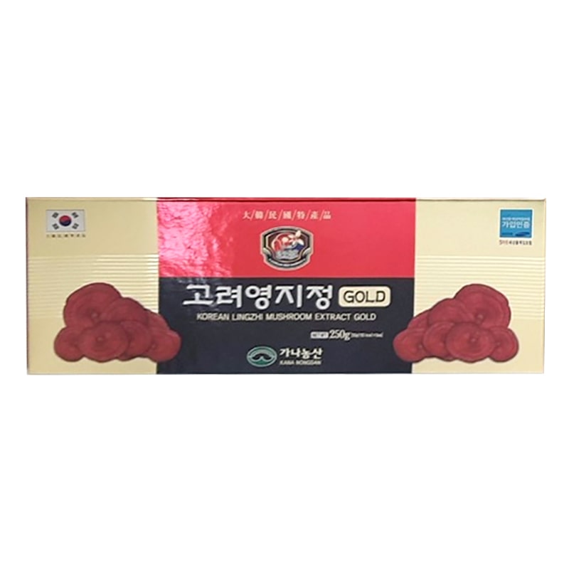 Cao Linh Chi Đỏ Hàn Quốc Hộp Màu Vàng 5 Lọ 250 Gram