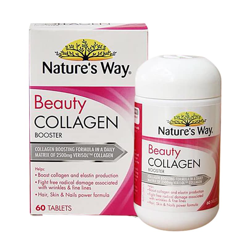 Viên uống đẹp da Beauty Collagen Booster Nature&#39;s Way Của Úc