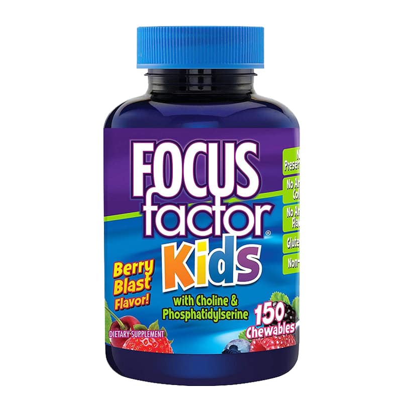 Kẹo phát triển trí não cho bé Focus Factor Kids 150 viên của Mỹ