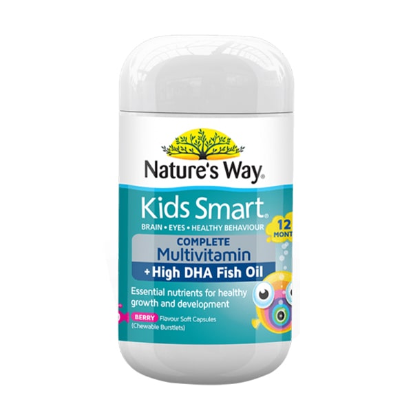 Nature&#39;s Way Kids Smart Complete Multi Vitamin & High DHA Fish Oil 50