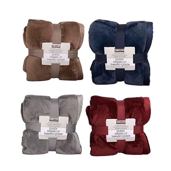 Kirkland queen plush blanket hotsell