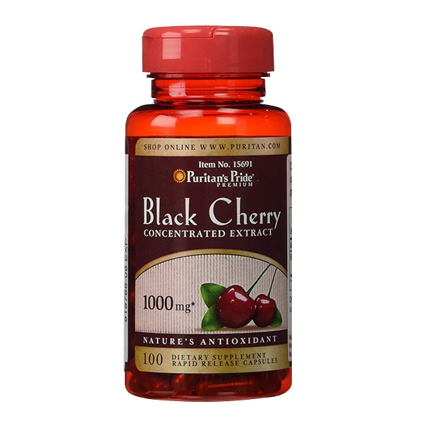 Viên uống Puritan’s Pride Black Cherry 1000mg của Mỹ 100v