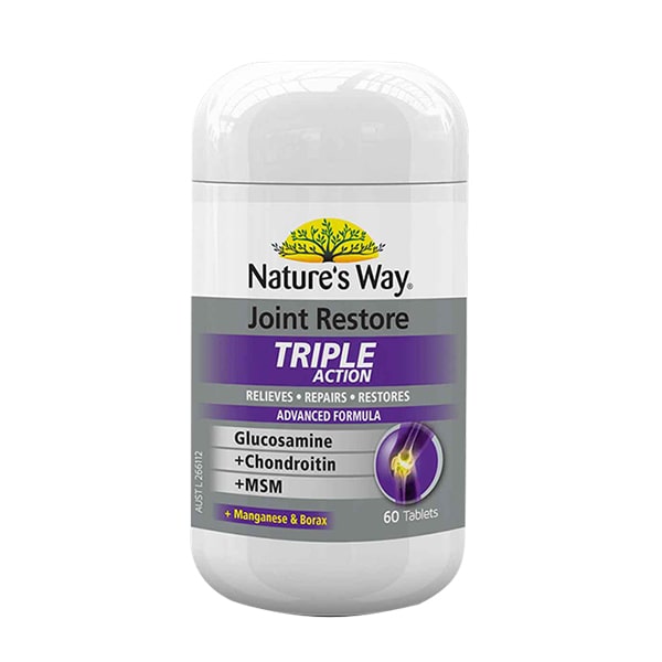 Viên bổ khớp Natures Way Joint Restore Triple Action 60 viên Úc