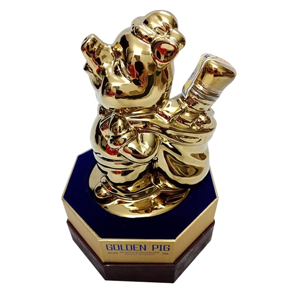 Rượu con heo vàng Golden Pig XO Pháp 2019, quà biếu sang trọng