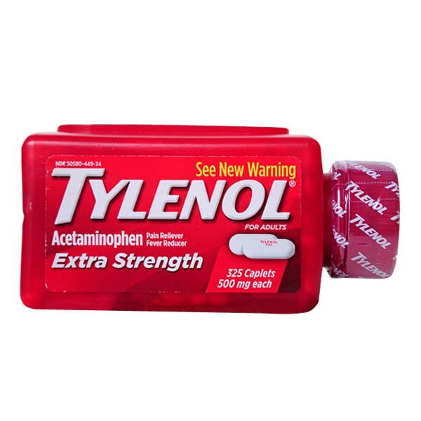 Viên uống giảm đau hạ sốt Tylenol Extra Strength 500mg 325 viên