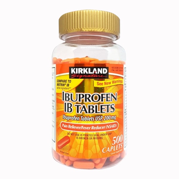Viên giảm đau hạ sốt Kirkland Ibuprofen IB Tablets 500 viên