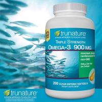 Dầu cá Omega 3 900mg Trunature Triple Strength 200 viên của Mỹ