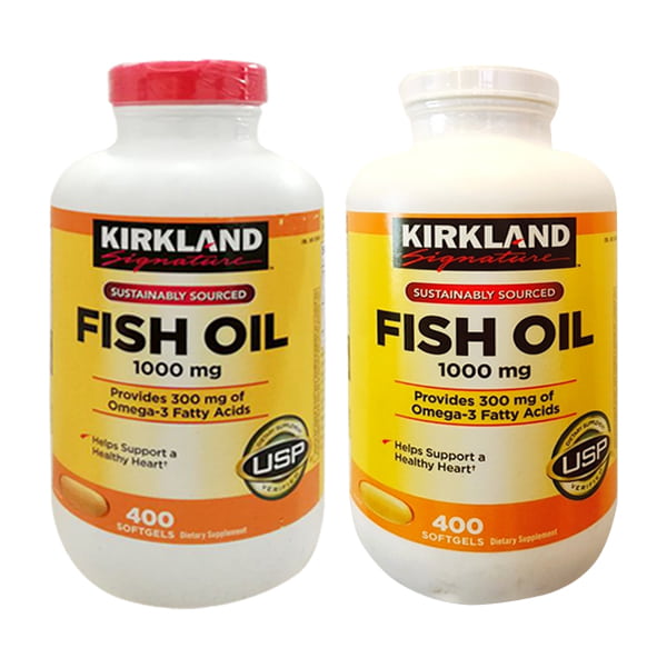 Omega 3 Của Mỹ - Omega 3 Fish Oil 1000mg Kirkland