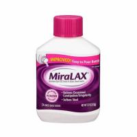 Bột trị táo bón cho trẻ em và người lớn Miralax 34 cốc của Mỹ 