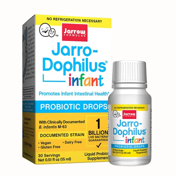 Men vi sinh Jarro-Dophilus Infant Probiotic Drops cho trẻ sơ sinh