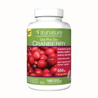 Viên hỗ trợ đường tiết niệu Trunature Cranberry 650mg của Mỹ