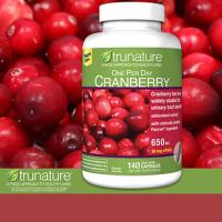 Viên hỗ trợ đường tiết niệu Trunature Cranberry 650mg của Mỹ