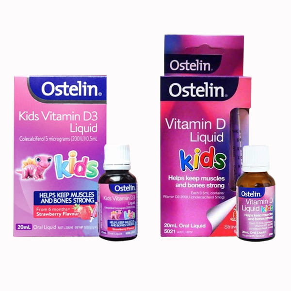 Vitamin D Dạng Nước Cho Trẻ Ostelin Kids Liquid 20ml Của úc