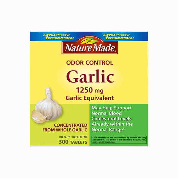 Tinh dầu tỏi Nature Made Odor Control Garlic 1250mg của Mỹ