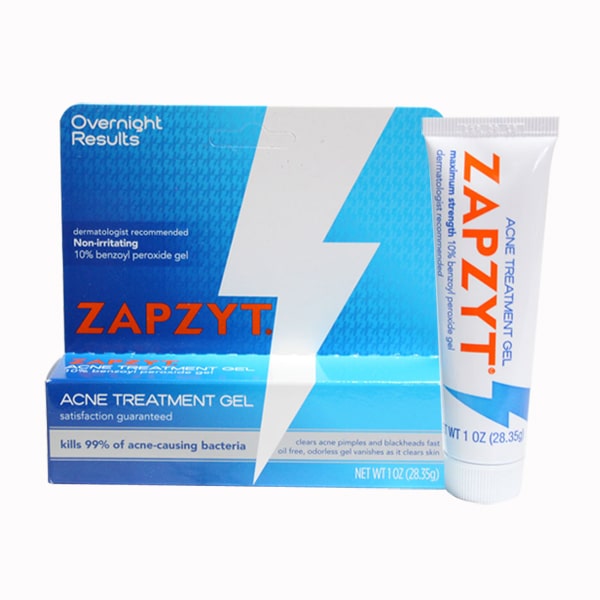 Kem trị mụn Zapzyt Maximum Strength Acne Treatment Gel của Mỹ