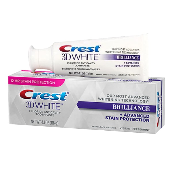 Kem đánh răng làm trắng Crest 3D White Brilliance của Mỹ 116g