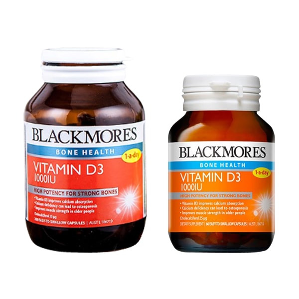 Viên Uống Vitamin D3 1000IU Blackmores Của Úc Hộp 200 Viên