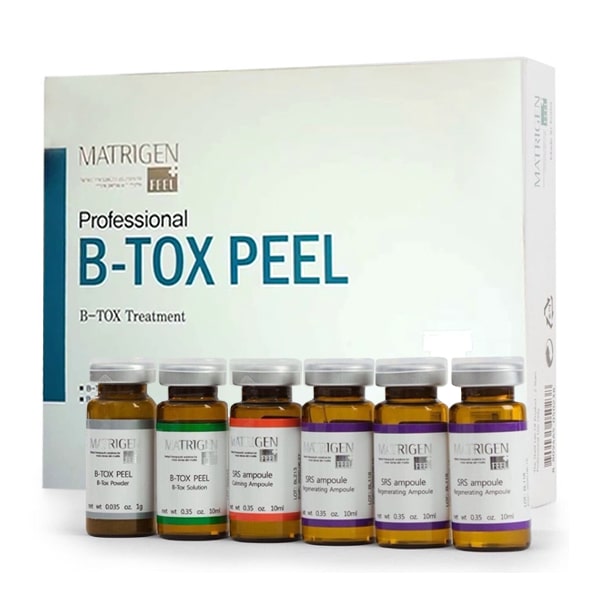 Thay da sinh học bằng vi tảo Matrigen B-Tox Peel Hàn Quốc