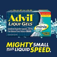 Thuốc giảm đau hạ sốt Advil Liqui Gel Minis 200mg 160 viên