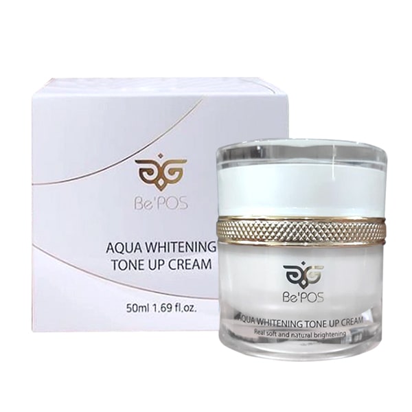 Kem dưỡng trắng Be’Pos Aqua Whitening Tone Up Cream
