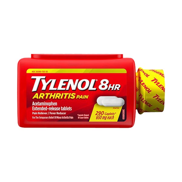 Viên uống giảm đau hạ sốt Tylenol 8Hr Arthritis Pain 650mg Mỹ