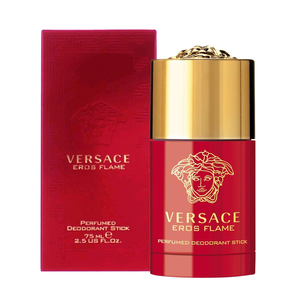 Lăn khử mùi nước hoa nam Versace Eros Flame 75ml màu đỏ