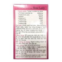 Nước uống Collagen Kaza Rose Lady 5000mg Nhật hộp 10 lọ