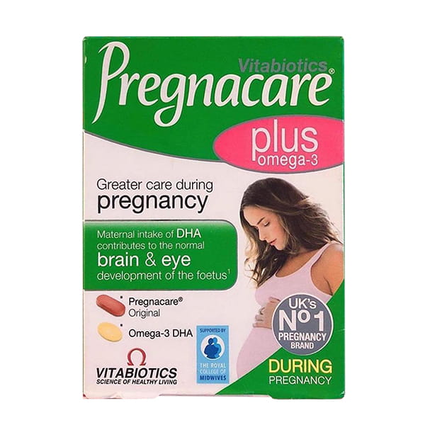 Vitamin bà bầu Pregnacare Plus Omega-3 hộp 56 viên của Anh