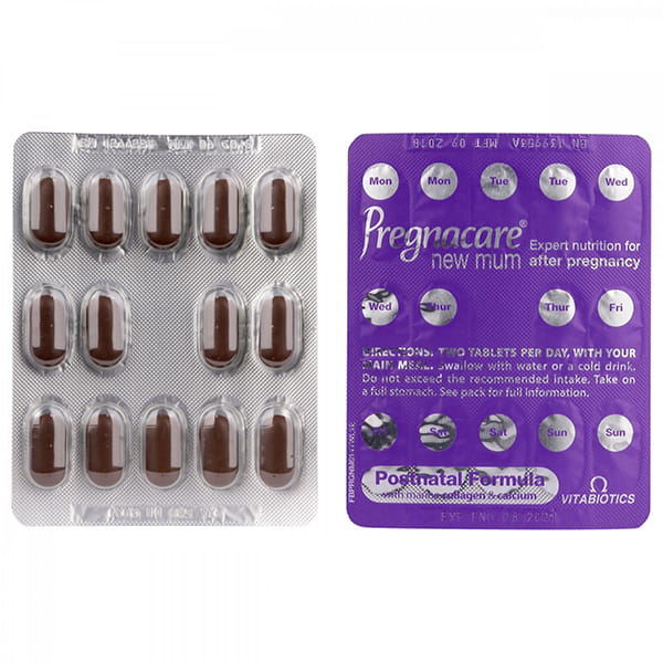 Viên uống dinh dưỡng sau sinh Pregnacare New Mum 56 viên