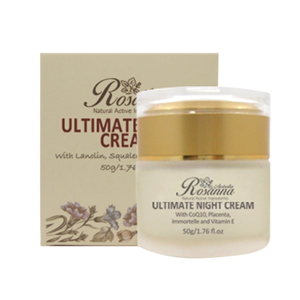 Kem dưỡng da ban đêm Rosanna Ultimate Placenta Night Cream của Úc