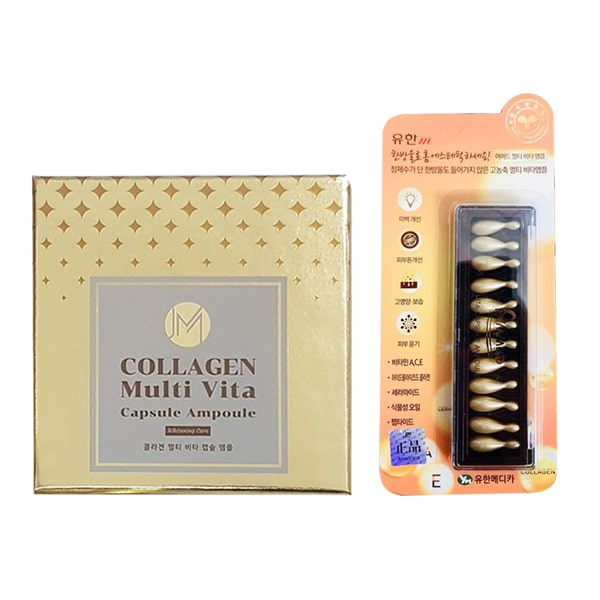 Viên Collagen tươi Ammud Multi Vita Ampoule Hàn Quốc