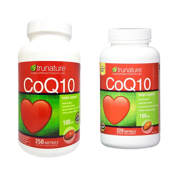 Thuốc bổ tim mạch Trunature® CoQ10 100 mg 220 viên của Mỹ