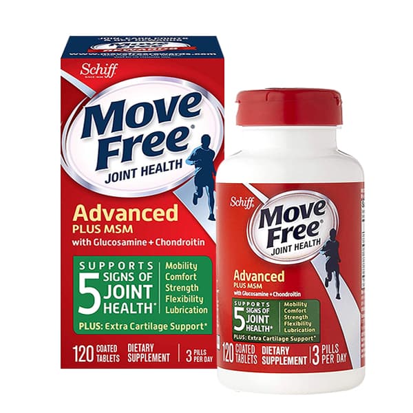 Viên uống bổ khớp Schiff Move Free Advanced Plus MSM mẫu mới