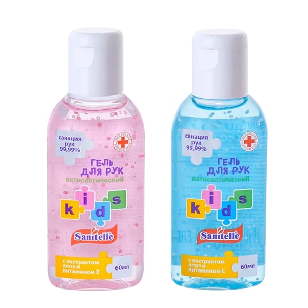 Gel rửa tay khô cho bé Sanitelle Kids 60ml của Nga