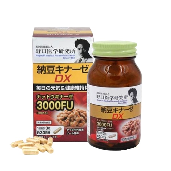 Viên uống DX Nattokinase 3000FU Nhật, chống tai biến đột quỵ