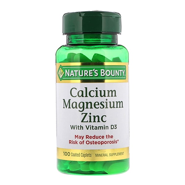 Viên uống Nature’s Bounty Calcium Magnesium Zinc With D3