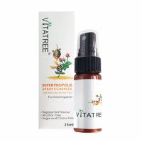 Chai xịt keo ong Vitatree Super Propolis With Manuka Honey 25ml của Úc