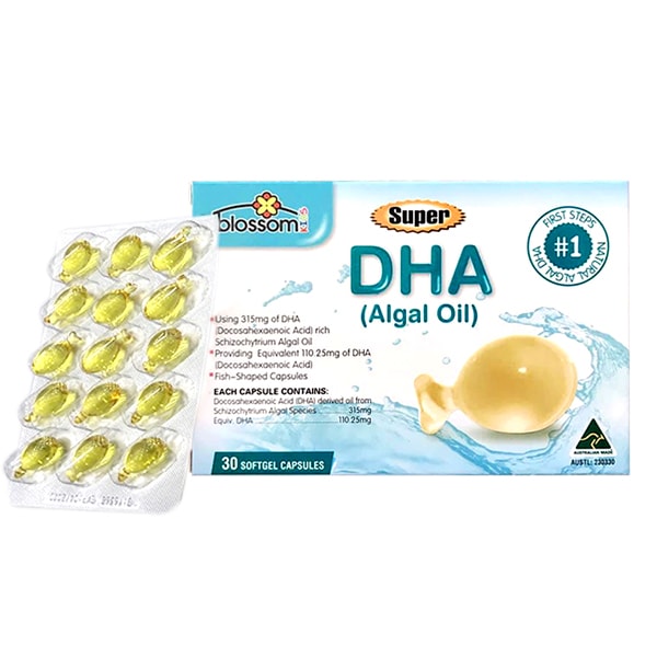 Viên bổ sung DHA Algal Oil - Dầu tảo biển cho bé từ 1 tuổi