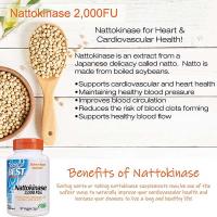 Viên uống Nattokinase 2000FUs Doctor’s Best của Mỹ