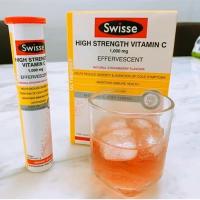 Viên sủi Swisse High Strength Vitamin C 1000mg ống 20 viên