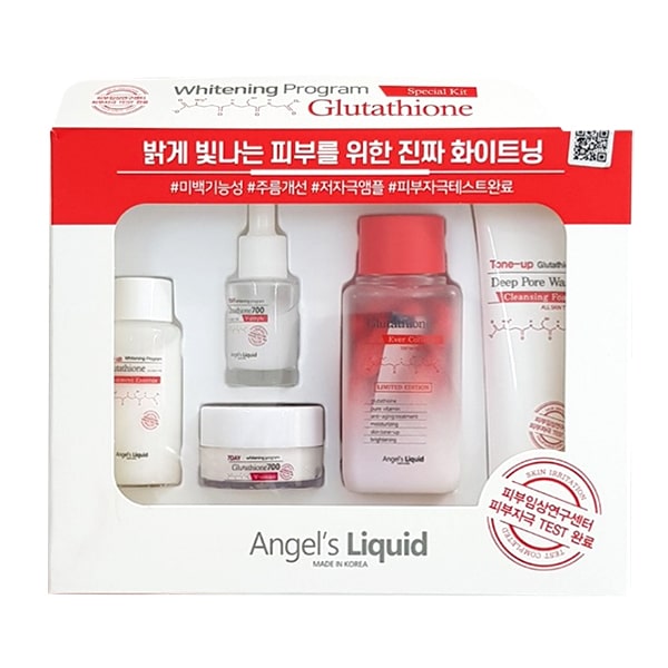 Set 5 dưỡng trắng da Glutathione 7 Days Angel’s Liquid