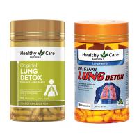 Viên uống giải độc phổi Healthy Care Original Lung Detox Úc