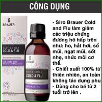 Siro trị cảm cúm Brauer Baby & Child Cold And Flu 100ml