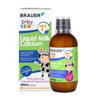 Canxi sữa dạng nước Brauer Liquid Milk Calcium 200ml Úc