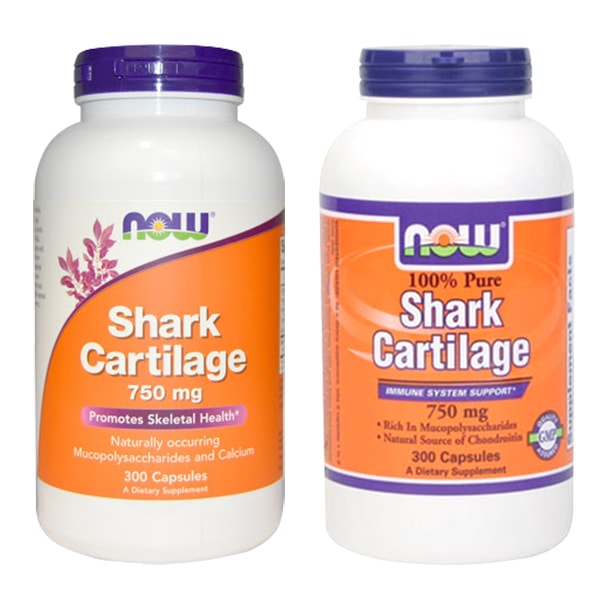 Sụn Vi Cá Now Shark Cartilage 750mg của Mỹ