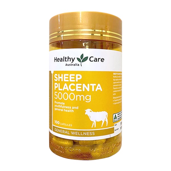 Nhau thai cừu Healthy Care Sheep Placenta 5000mg của Úc