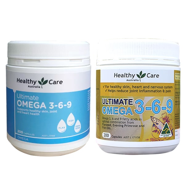 Omega 369 HealthyCare Ultimate Hộp 200 Viên chính hãng Của Úc