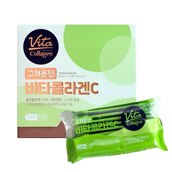Vita Collagen táo xanh 1000mg Hàn Quốc - Collagen dạng bột 