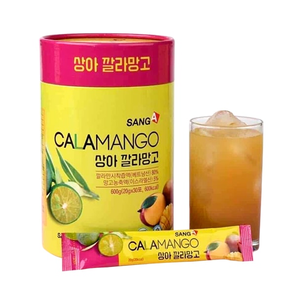 Nước ép xoài Sanga Calamango 30 gói - Detox, giảm cân lành mạnh